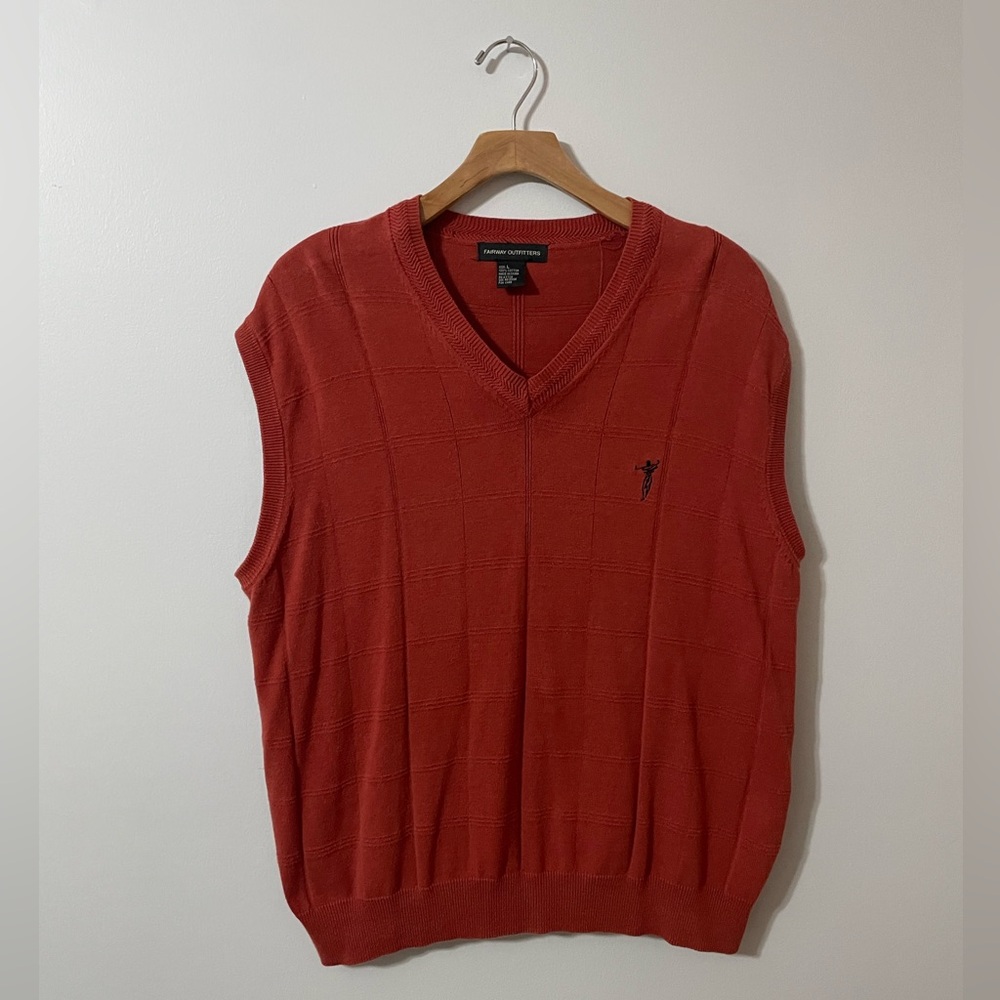 Fairway Outfitters burnt sienna sweater vest